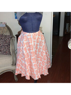 Women's Dish Skirt Small White Coral